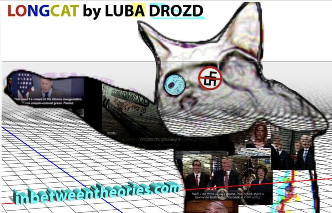 Interview with artist Luba Drozd featuring her  web based work  "LongCat" 